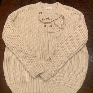 Beautiful Elan brand cream sweater! Like new